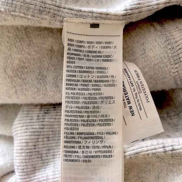 Abercrombie & Fitch Full Zip Drawstring Hoodie Sweater - Picture 6 of 6